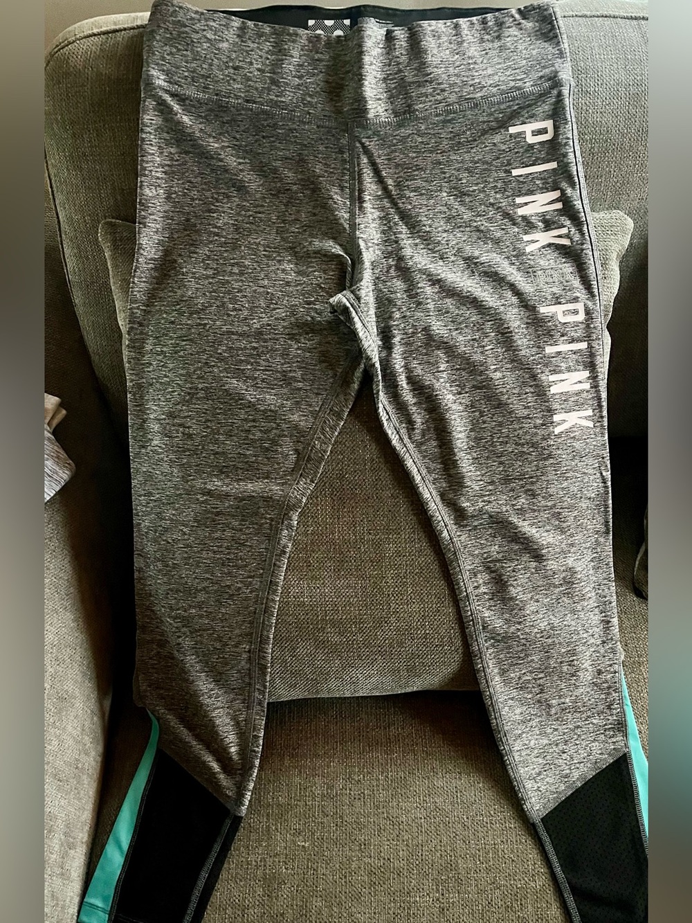 PINK gray leggings